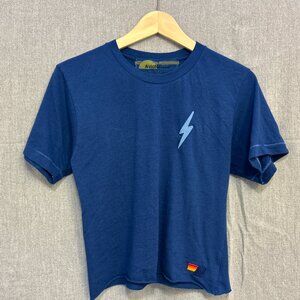Aviator Nation Lightning Bolt Short Sleeve Tee Shirt size Small
